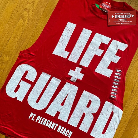 Lifeguard Sleeveless Muscle Tee-NWT - Picture 2 of 4